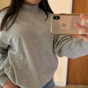 H&M basic mock neck sweater